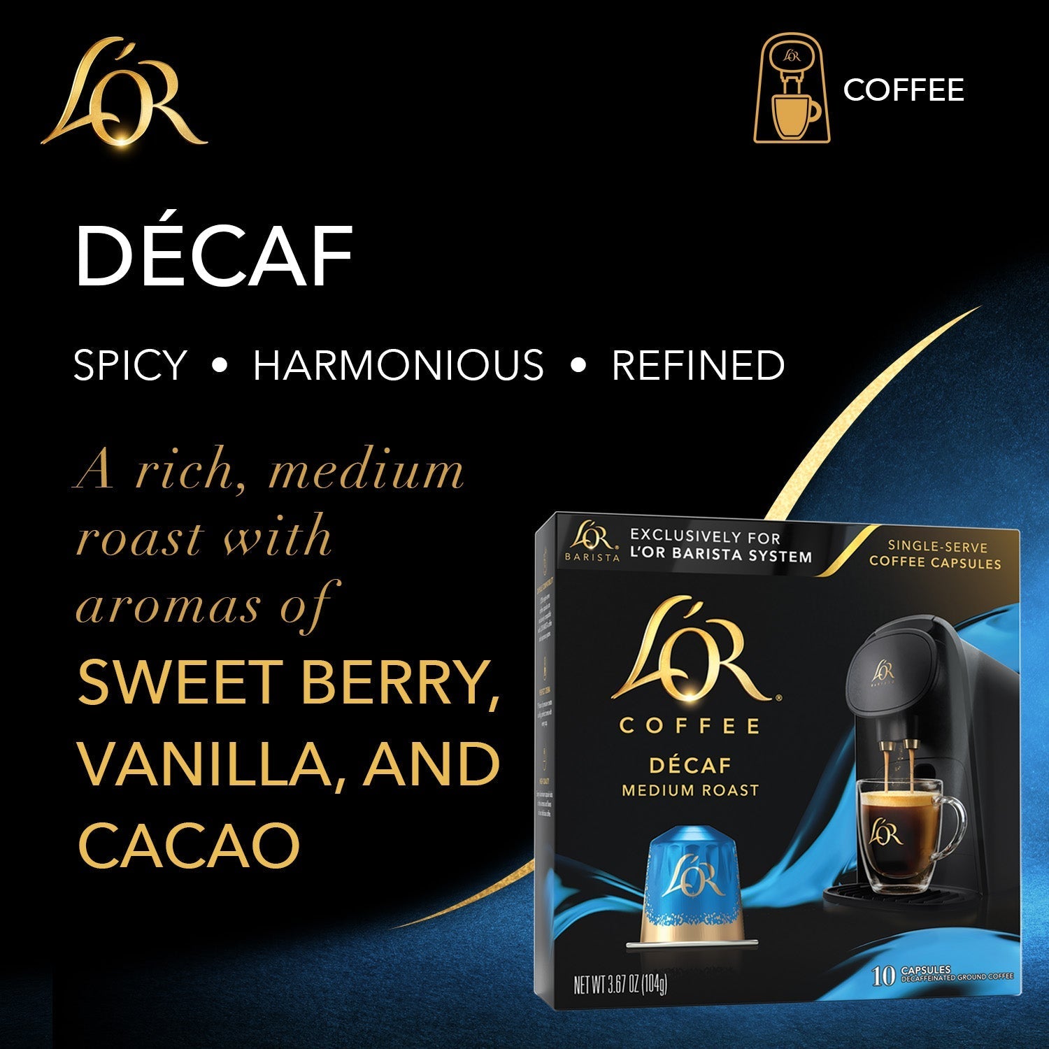 L'OR Decaf Coffee Capsules - Image 2