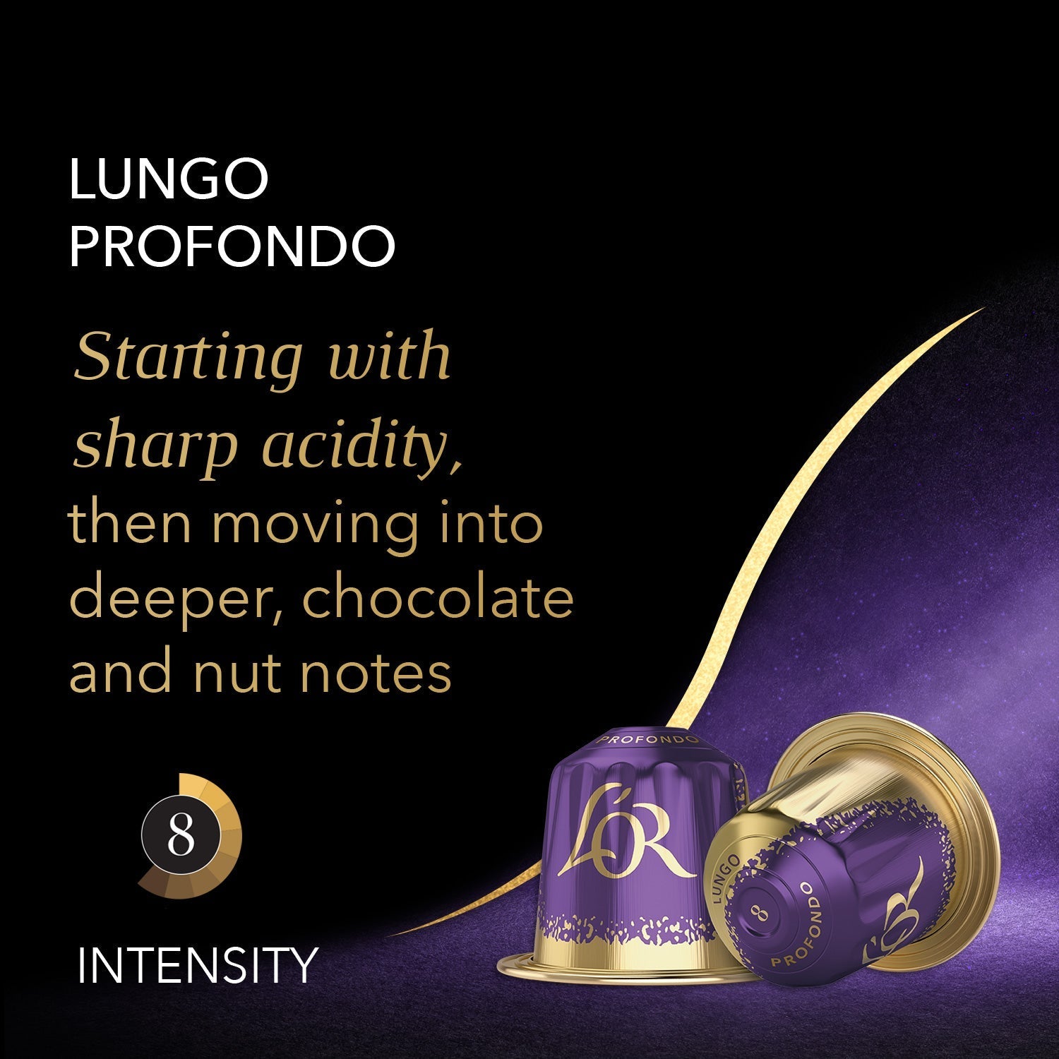 L'OR Profondo Lungo Espresso Capsules - Image 3
