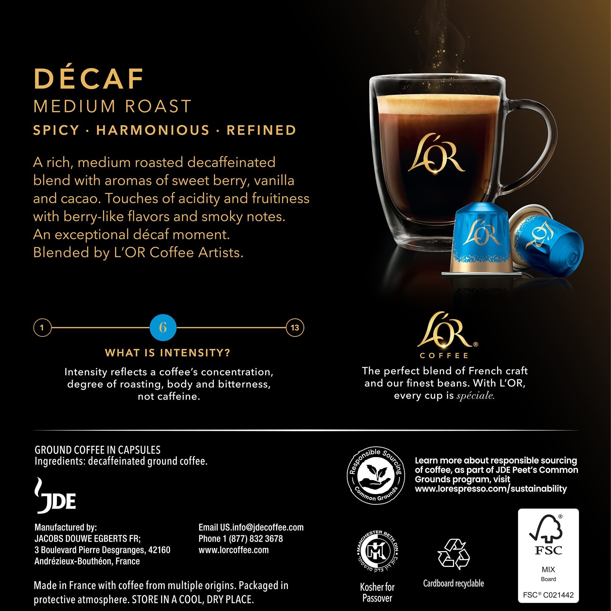 L'OR Decaf Coffee Capsules - Image 8
